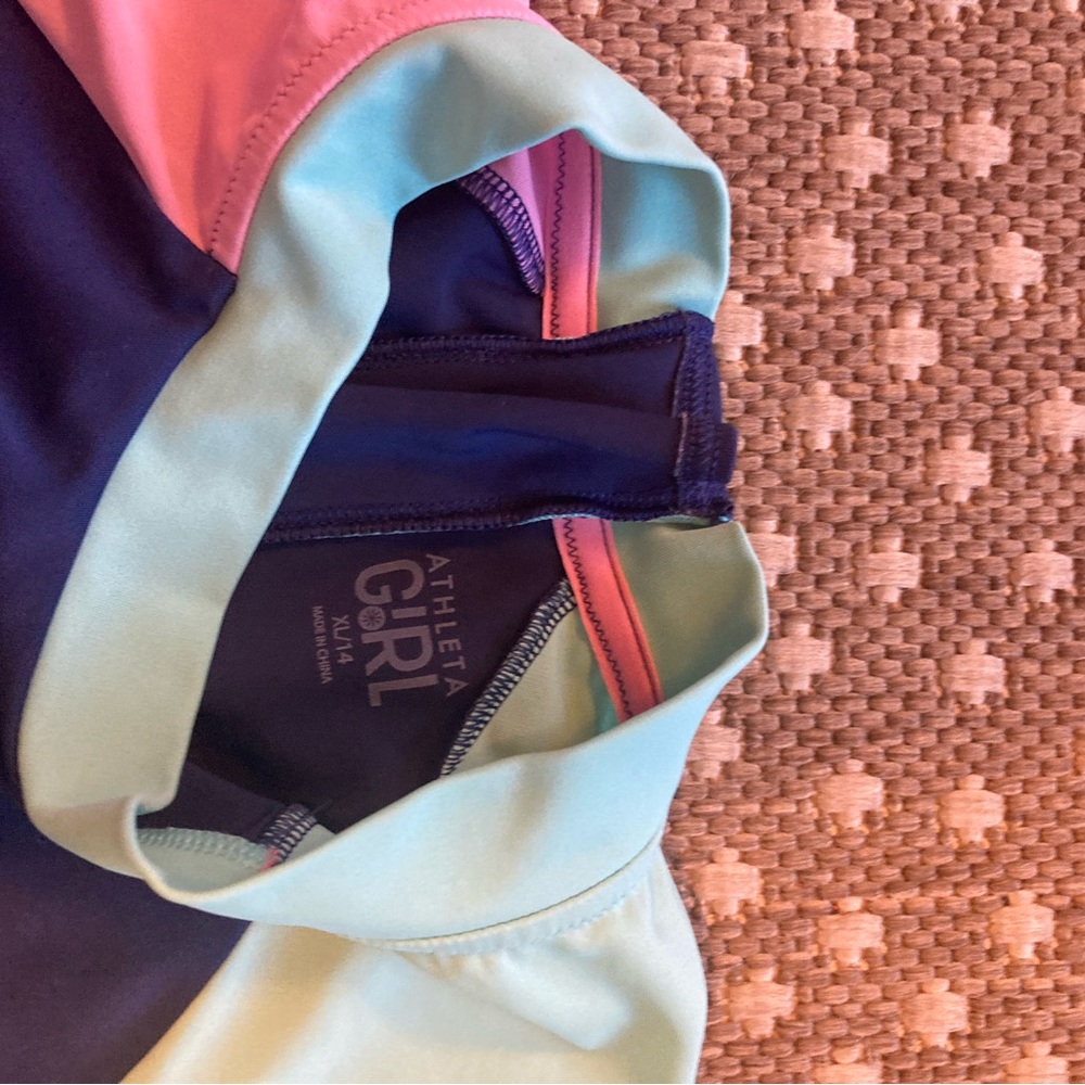 Athleta Girl Navy Rash Guard